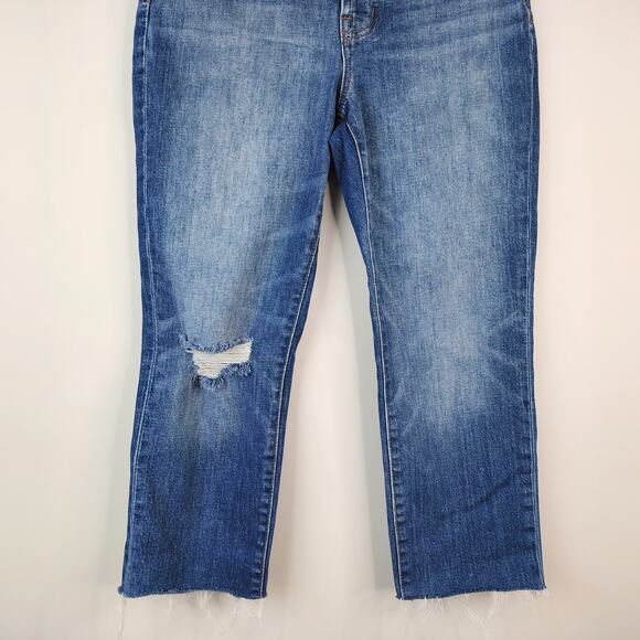 Madewell The Perfect Vintage Crop Jean in Bellbrook Wash Size 27 - Picture 4 of 9